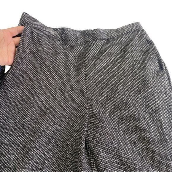 Alfred Dunner Pull-On Pants Women Size 10P Gray elastic waist knit pants Pocket - Picture 7 of 15